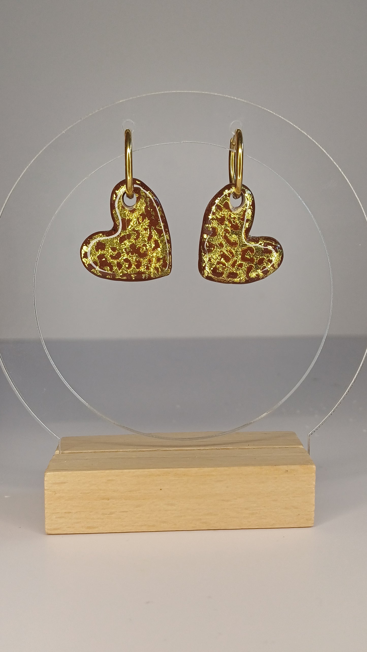 Leo Hearts Creolen, medium
