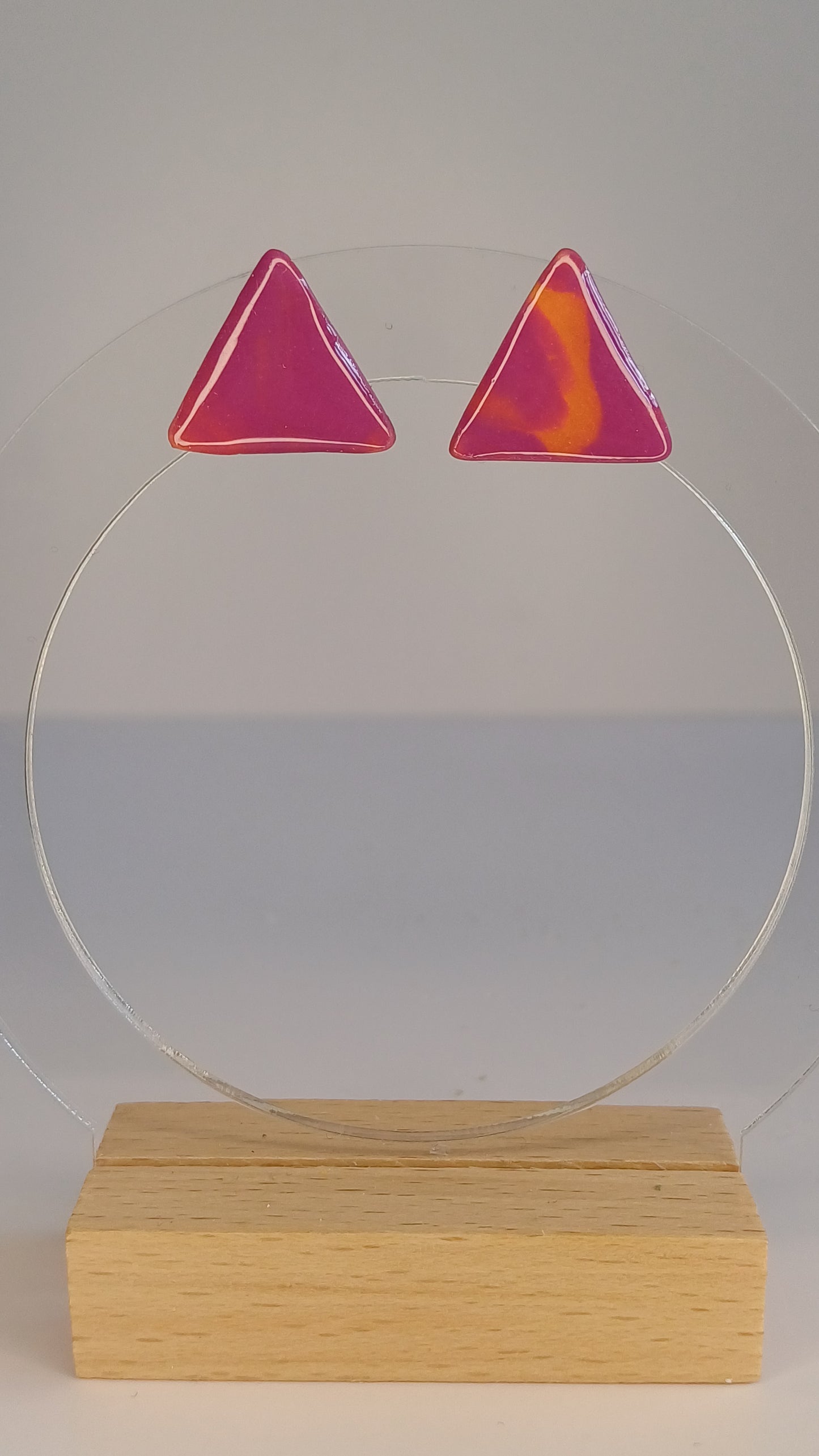 Orchid Triangle Stecker, medium