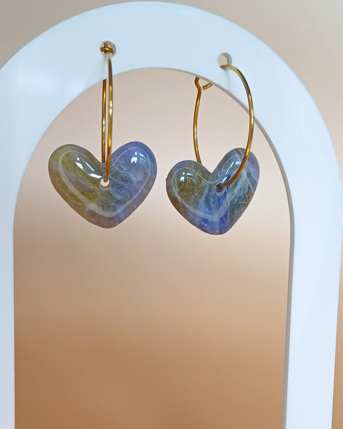 Earthy Hearts Creolen
