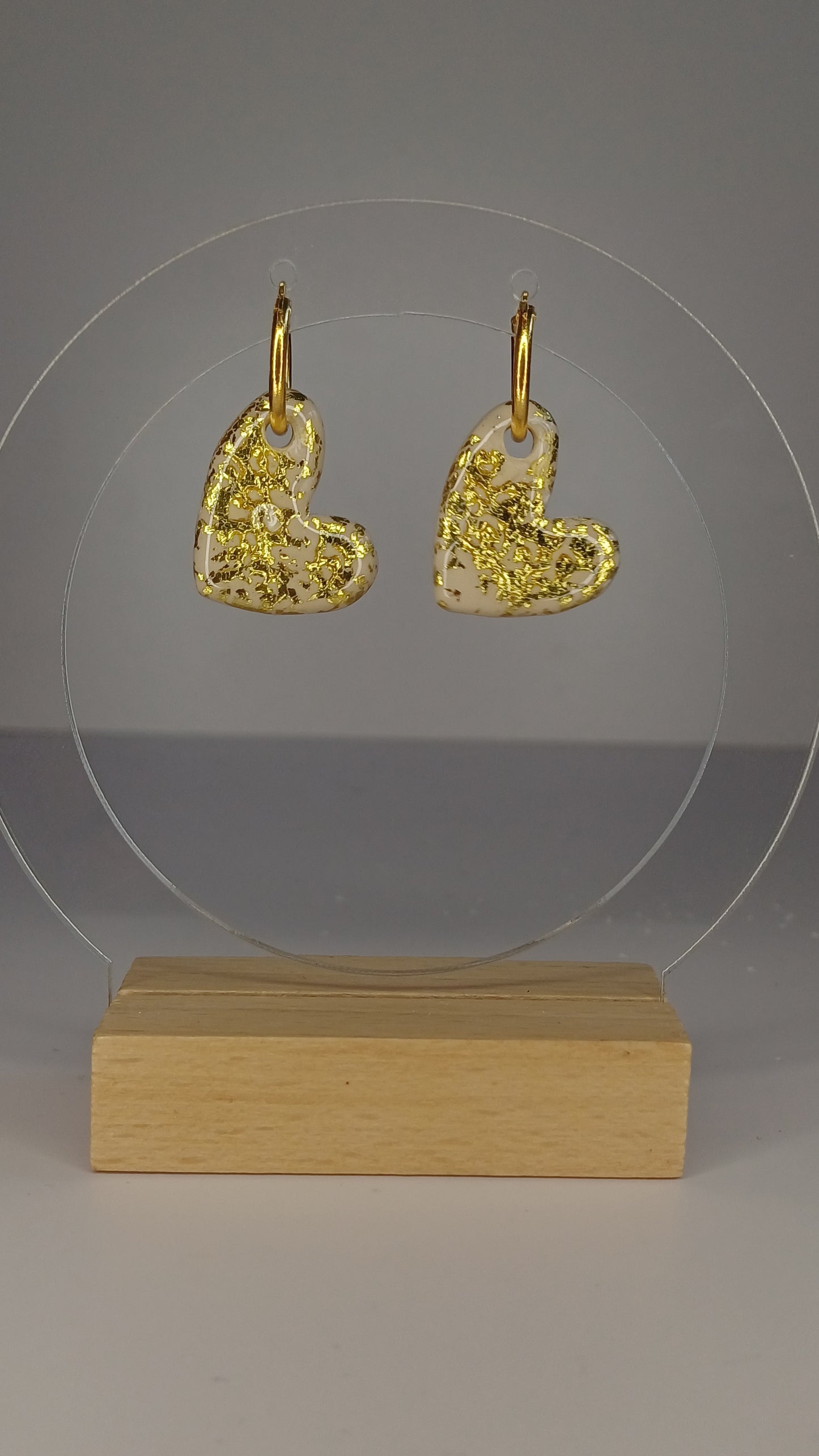 Leo Hearts Creolen, medium
