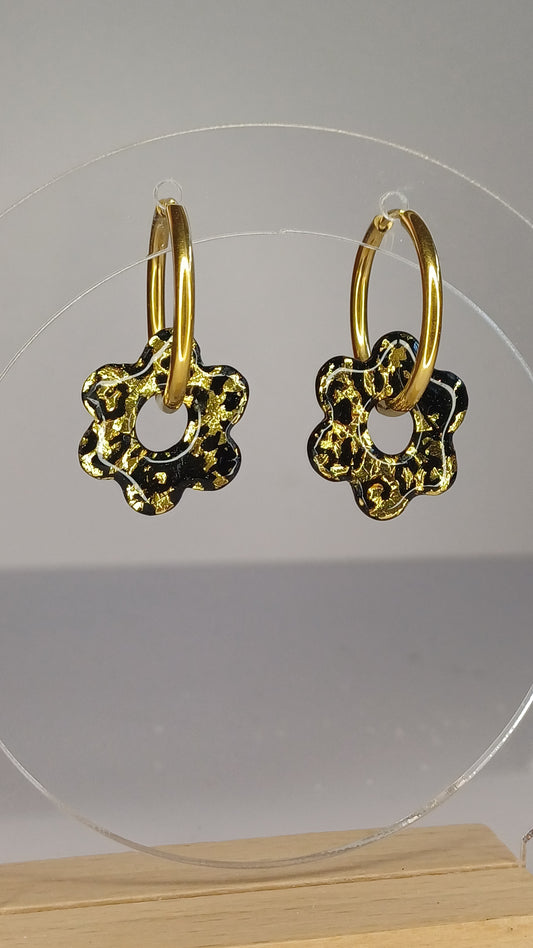 Leo Flowers Creolen, small