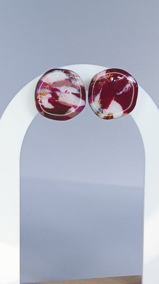 Merlot Marble Stecker, medium