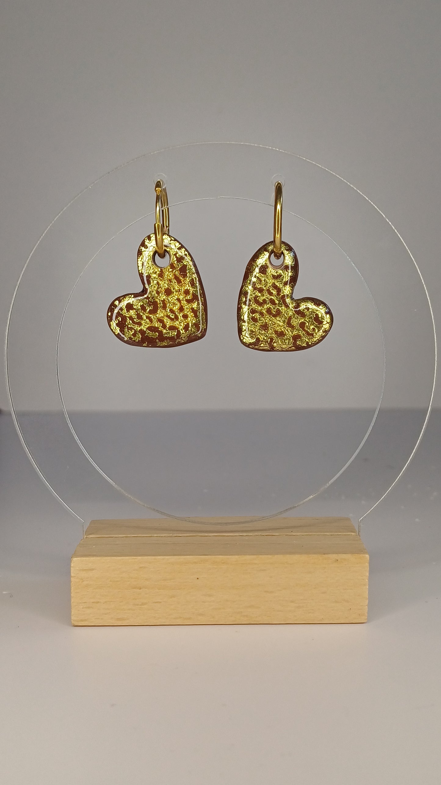 Leo Hearts Creolen, medium