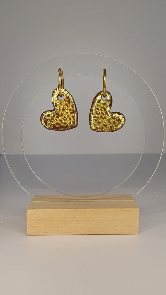 Leo Hearts Creolen, medium