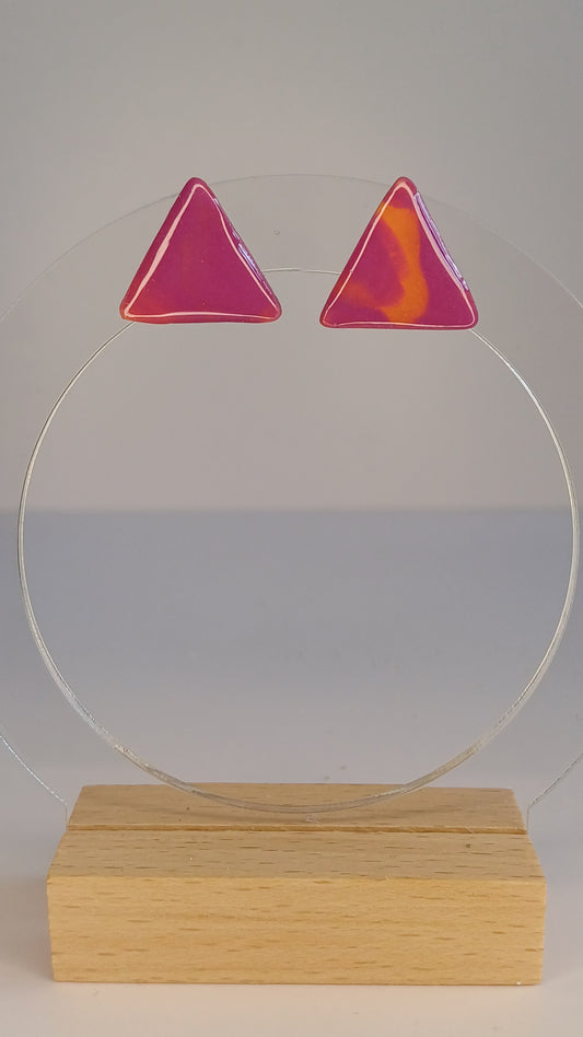 Orchid Triangle Stecker, medium