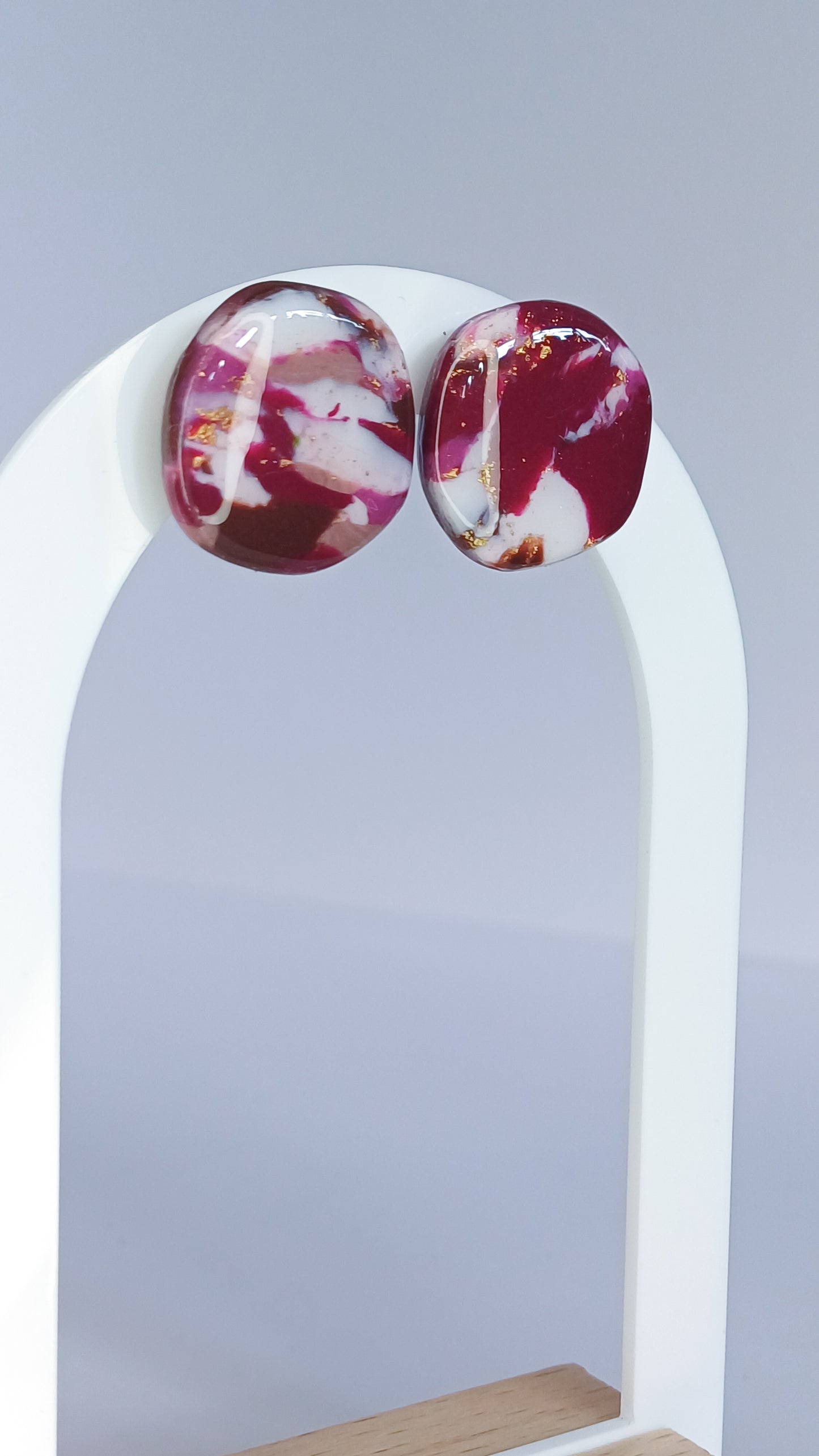 Merlot Marble Stecker, medium