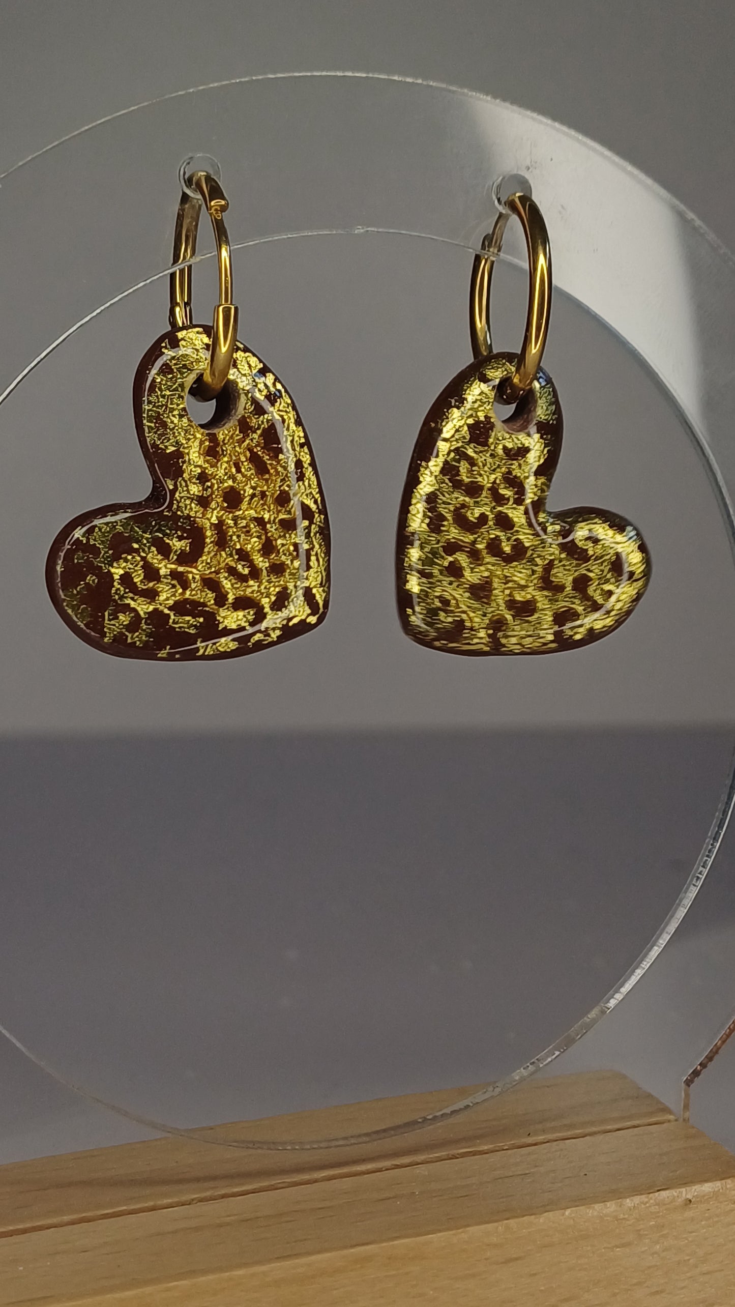 Leo Hearts Creolen, medium