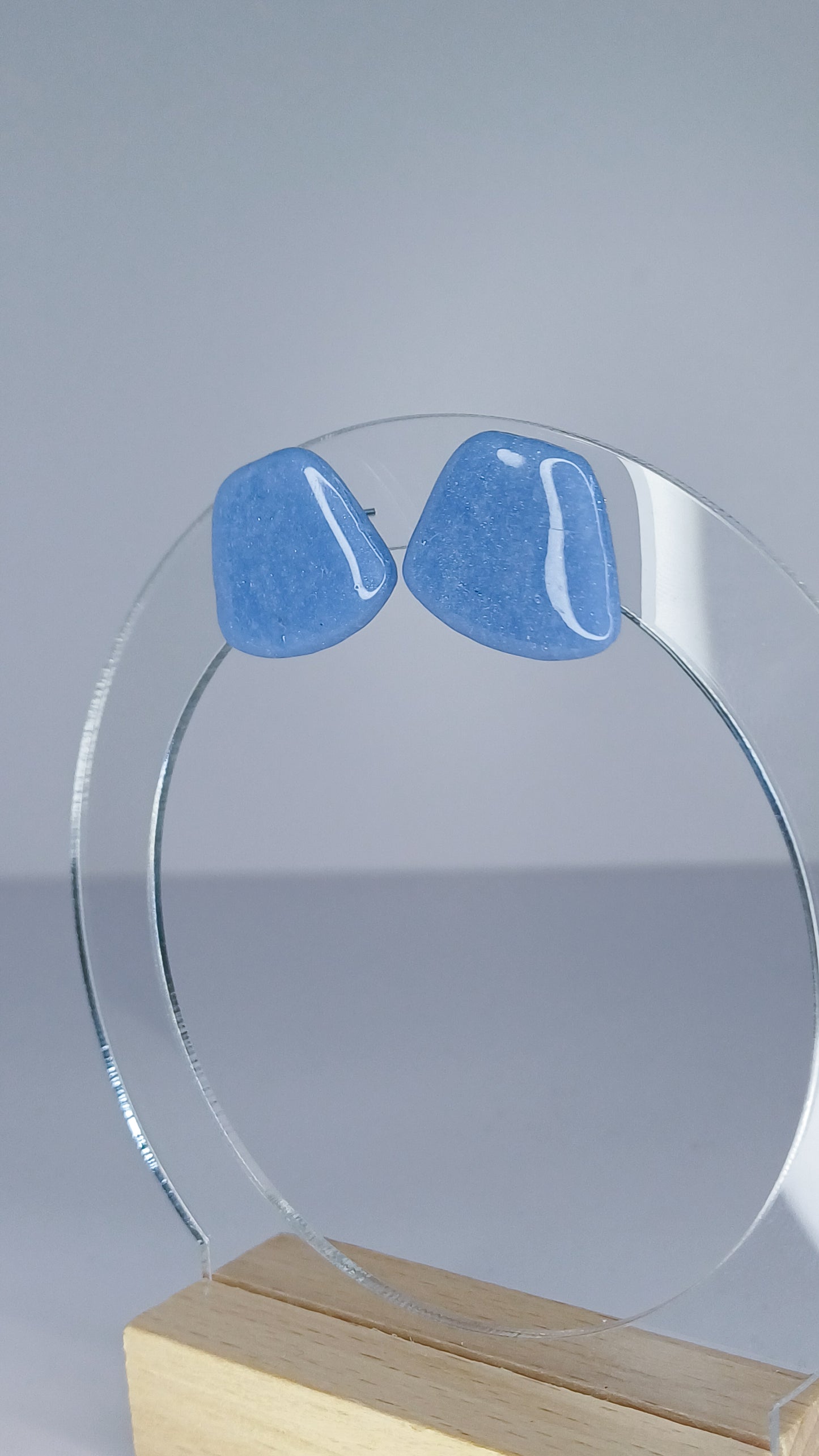 Arctic Blue Glitter Stecker